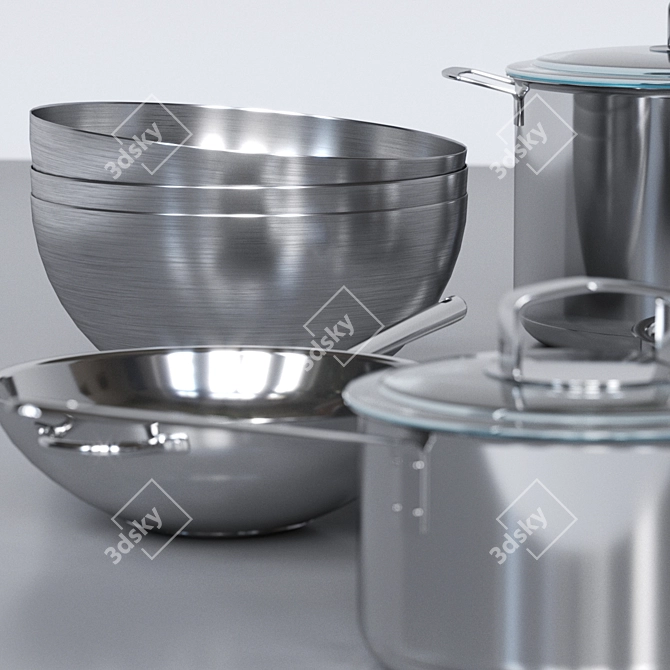 IKEA 365+ Dish Set 3D model image 2