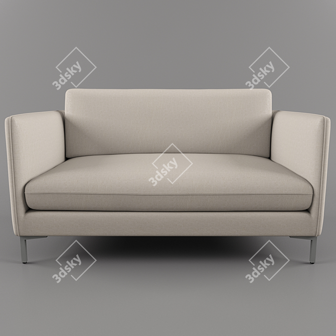 Modern Flatiron Sofa: Contemporary Design for Stylish Living 3D model image 2