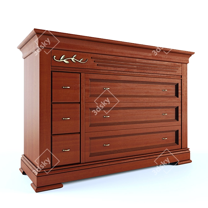 Italian Chest Dall'Agnese CHOPIN 3D model image 1