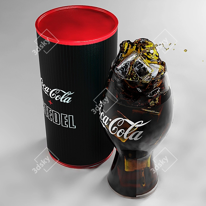 Coca-Cola x Riedel Glass: Flavor Upgrade 3D model image 2