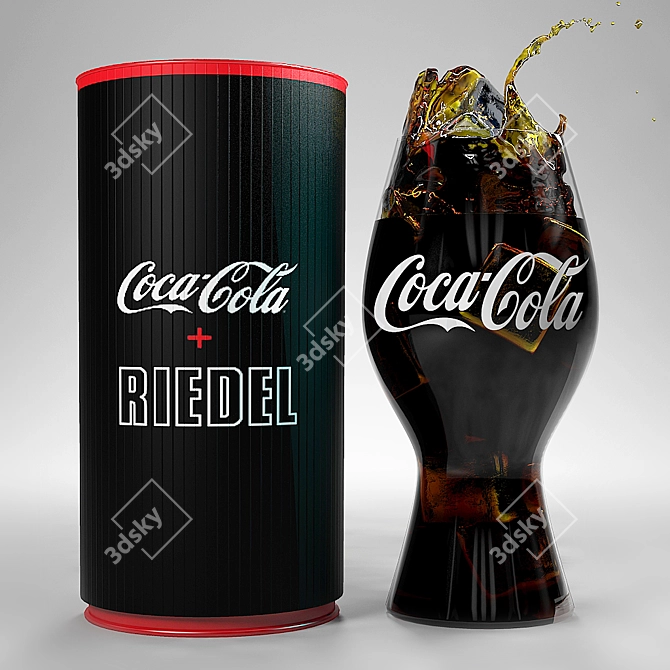 Coca-Cola x Riedel Glass: Flavor Upgrade 3D model image 3