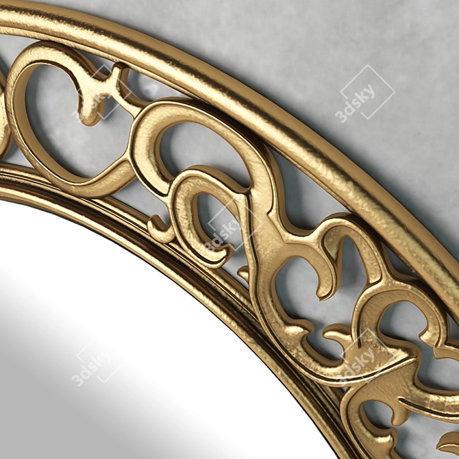 Arh Country Decorative Mirror 3D model image 2