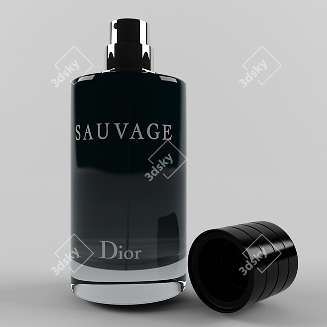 Dior Sauvage EDT: Intense Masculine Scent 3D model image 2
