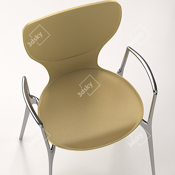 Sleek AKABA Gorka Chairs 3D model image 2