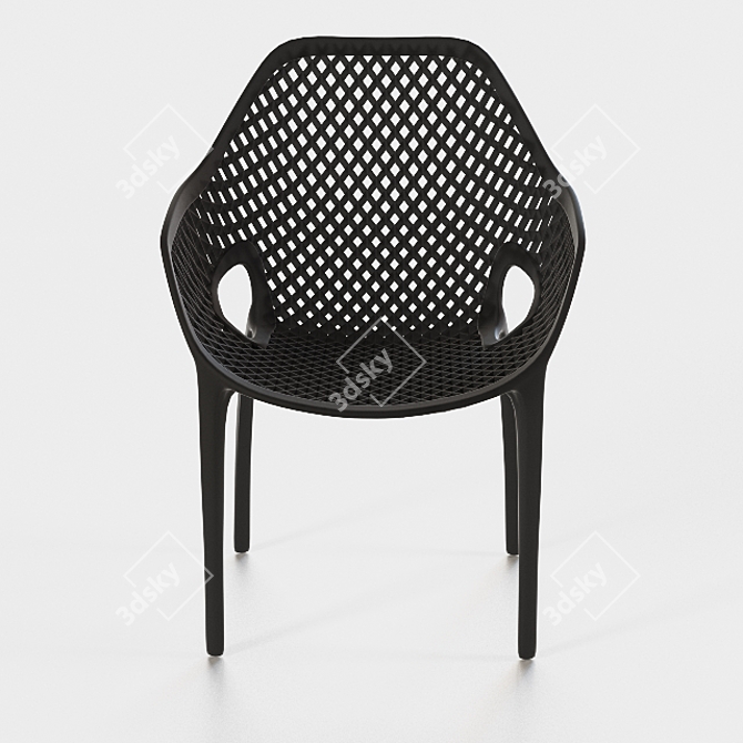 Contemporary AK-1761 Armchair 3D model image 2