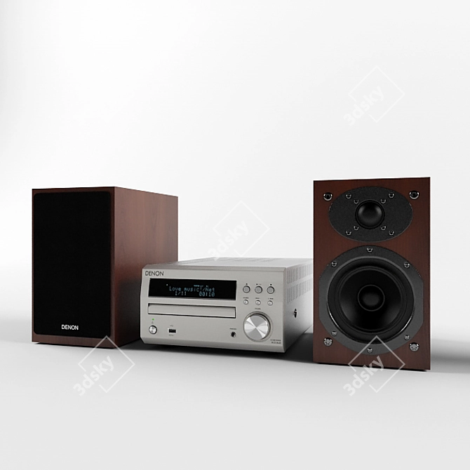 Denon D-M40 Micro Hi-Fi System 3D model image 1