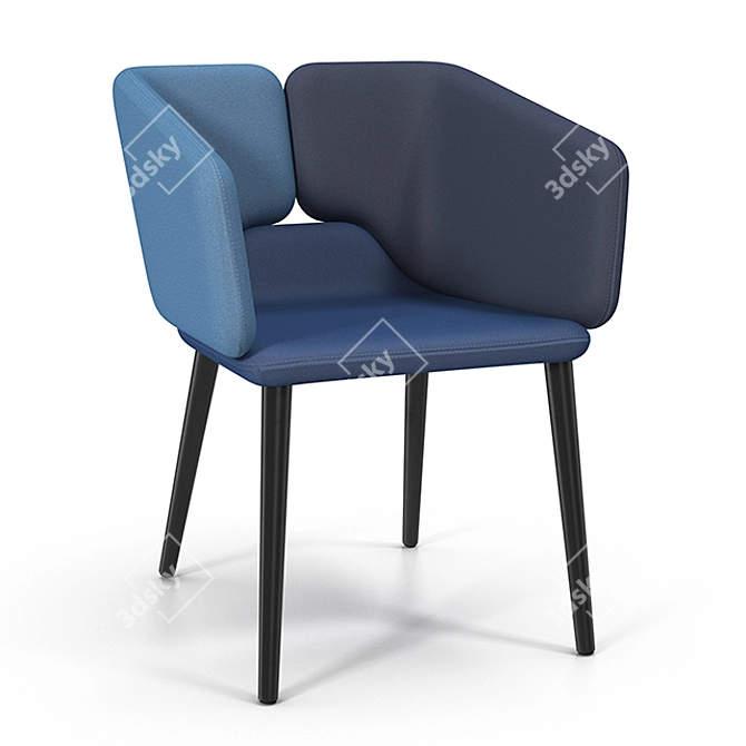 Modular Design Chair: Area Declic MIXX 3D model image 1