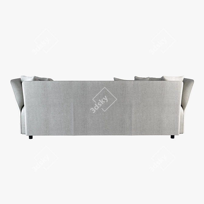 Elegant Tuareg 4-Sided Sofa 3D model image 2