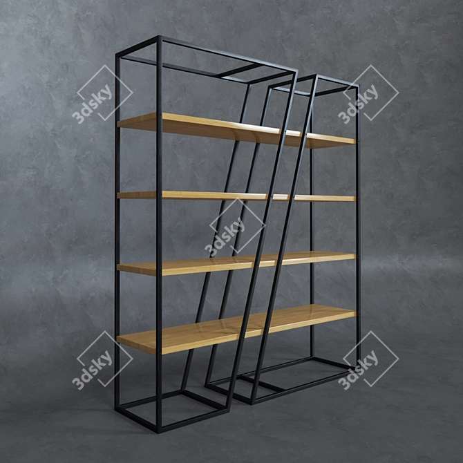 Sleek Horizon R-1 Shelf 3D model image 2