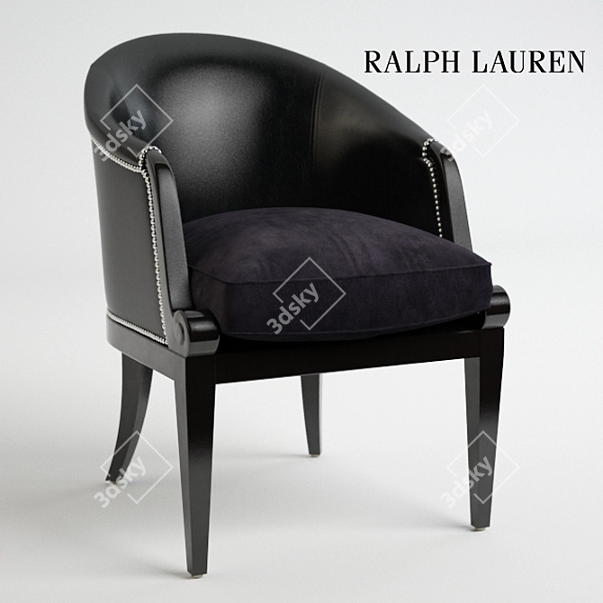 Elegant Ralph Lauren Duchess Chair 3D model image 1