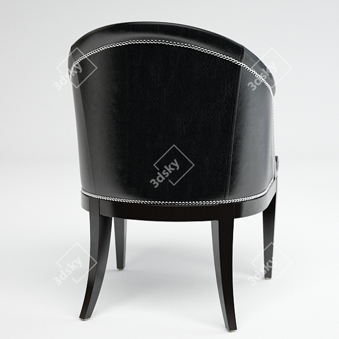 Elegant Ralph Lauren Duchess Chair 3D model image 2