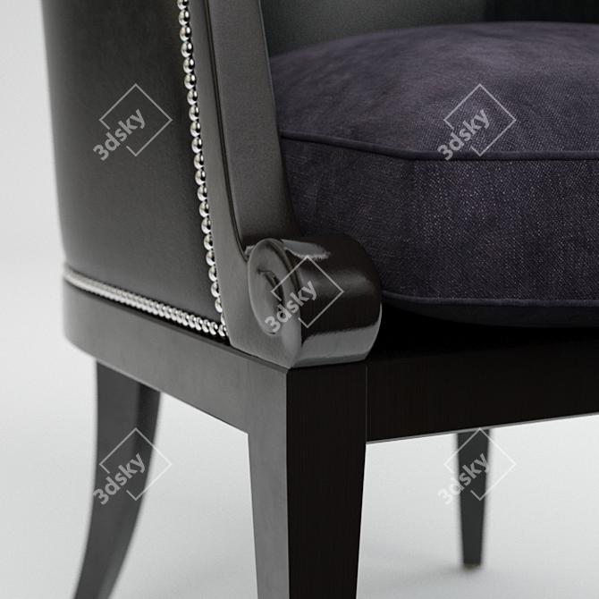 Elegant Ralph Lauren Duchess Chair 3D model image 3