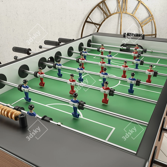Ultimate Foosball Lounge Table 3D model image 3