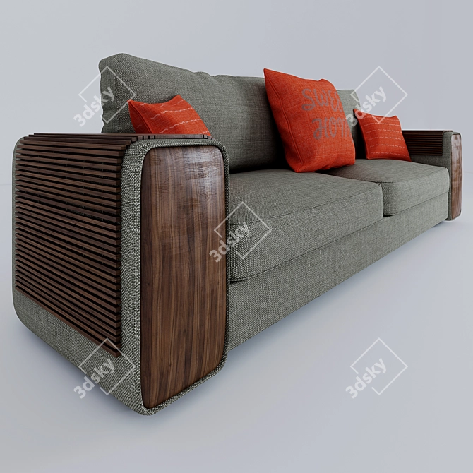 Contemporary Sofa Design 3D model image 2