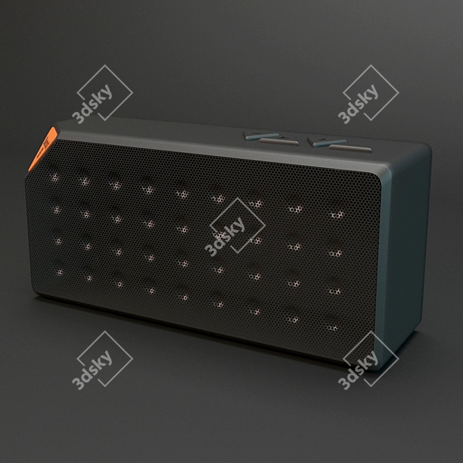 Multilaser Mini Bluetooth Speaker 3D model image 1