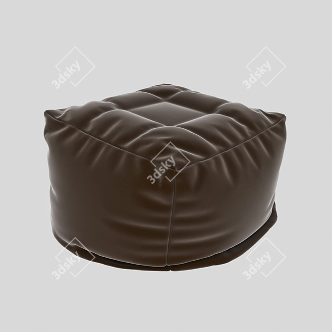 Designer-inspired Pouf - Classic & Stylish 3D model image 1