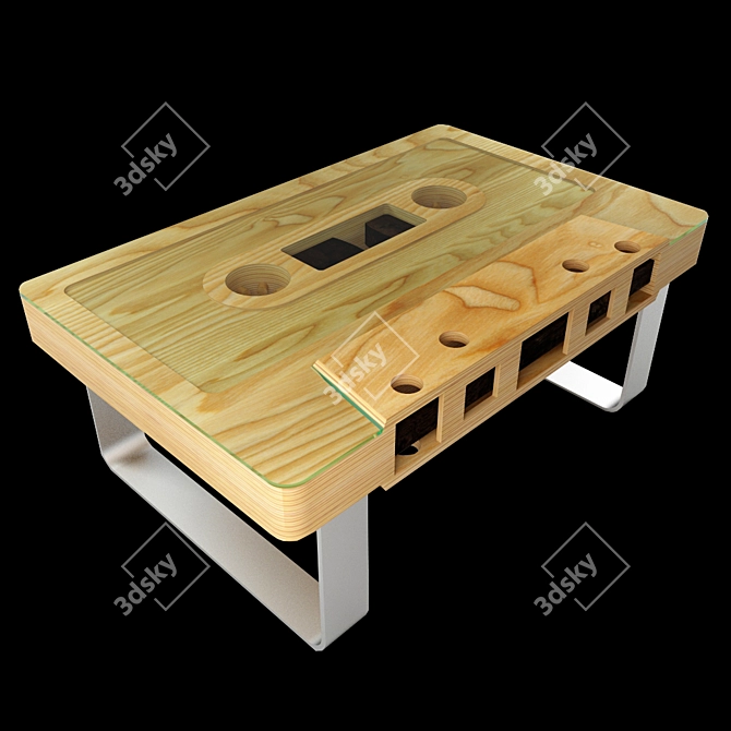 Retro Sound Coffee Table 3D model image 1