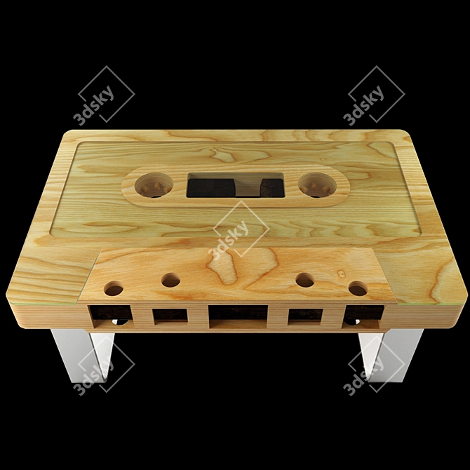 Retro Sound Coffee Table 3D model image 2