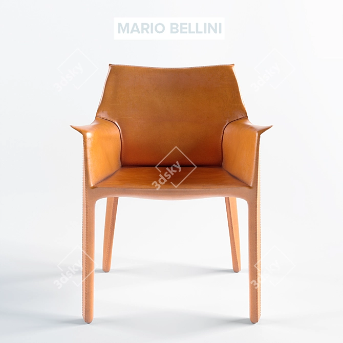 Iconic Bellini CAB 413 Chair 3D model image 1