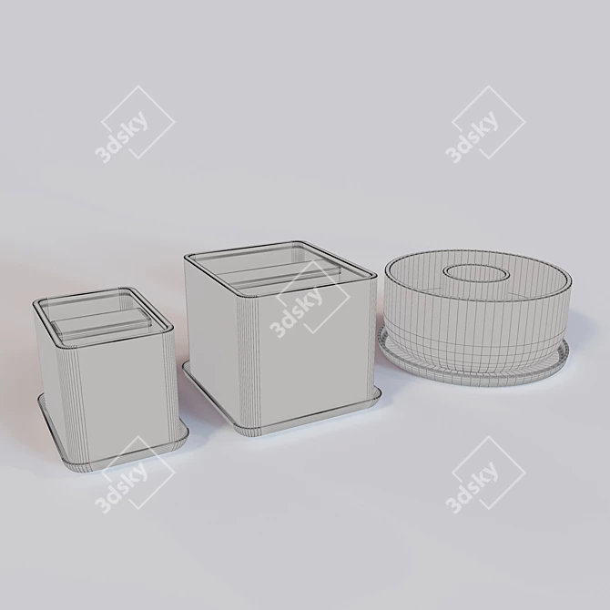 Self-Watering Planters Set - ANVÄNDBAR - IKEA 3D model image 2