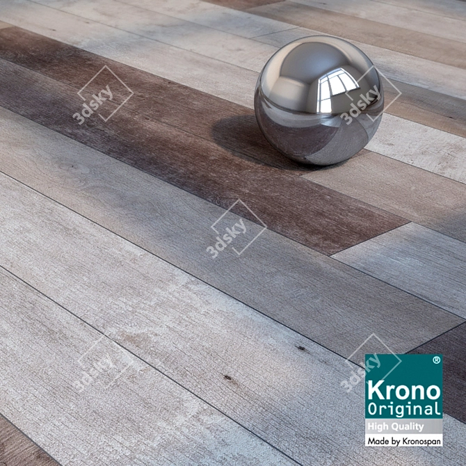 Original Krono Laminate Flooring K037 3D model image 1