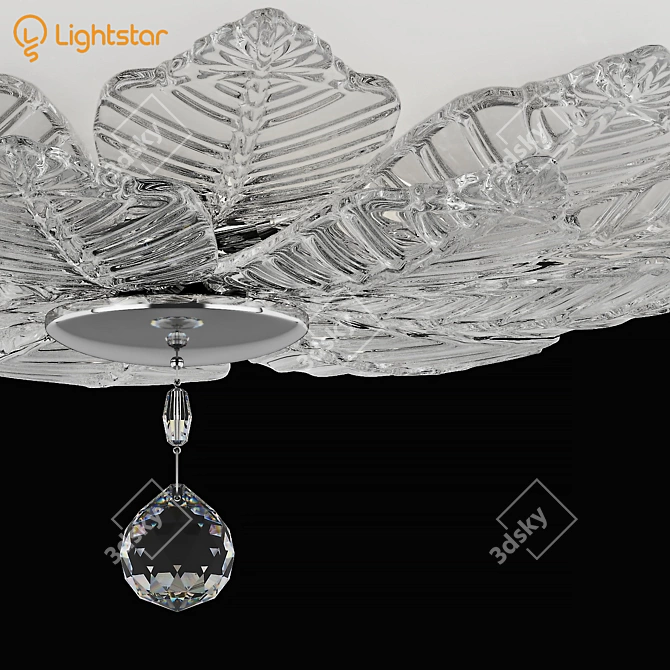 Petalo Lightstar Ceiling Chandelier - Elegant and Versatile 3D model image 2