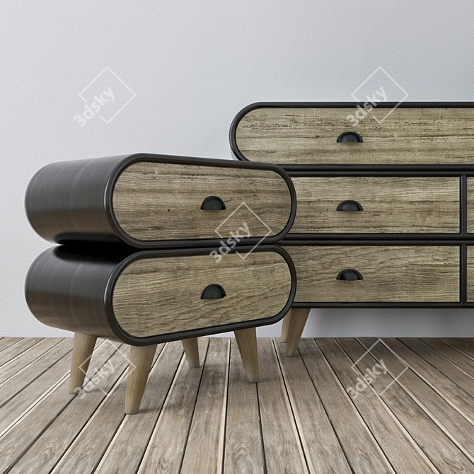 Stylish Storage Solutions: Trunk I & Trunk M 3D model image 2