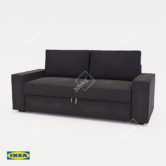 Versatile Vilasund Sofa Bed with Multiple Color Options 3D model image 1