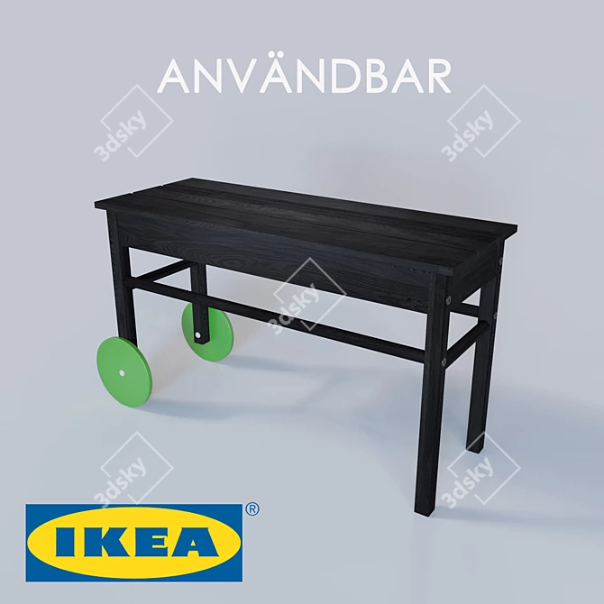 Functional ANVÄNDBAR Bench - IKEA 3D model image 1