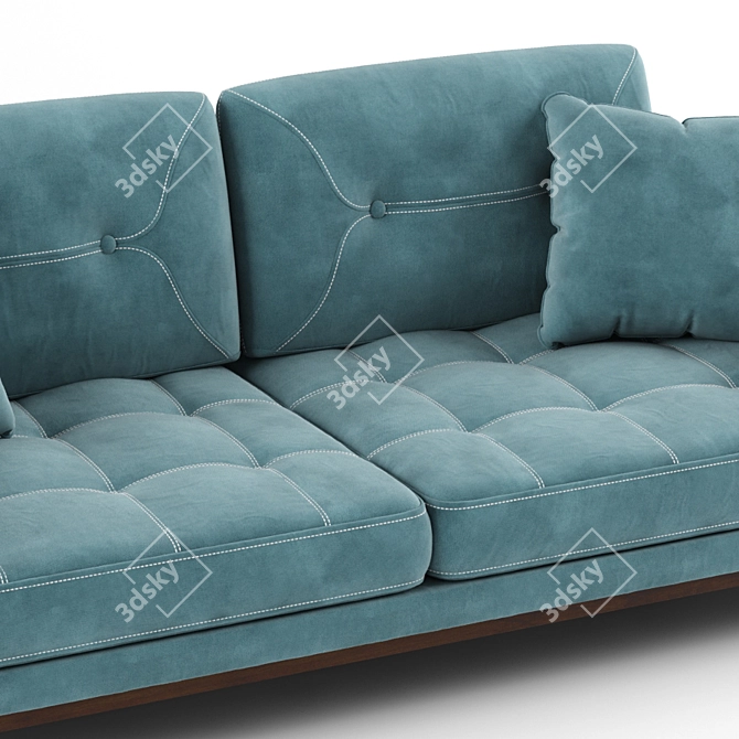 Pralin Koltuk Takımı: Elegant Double Seat 3D model image 3