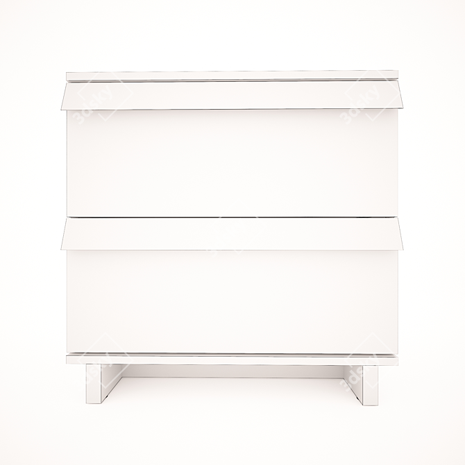 Modern Oppland Bedside Table 3D model image 3