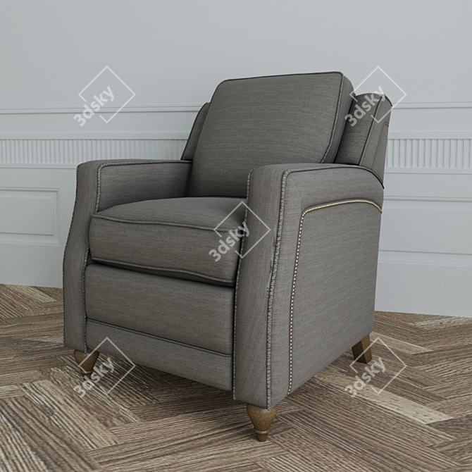 Dane 2012: Stylish Recliner Sofa 3D model image 1