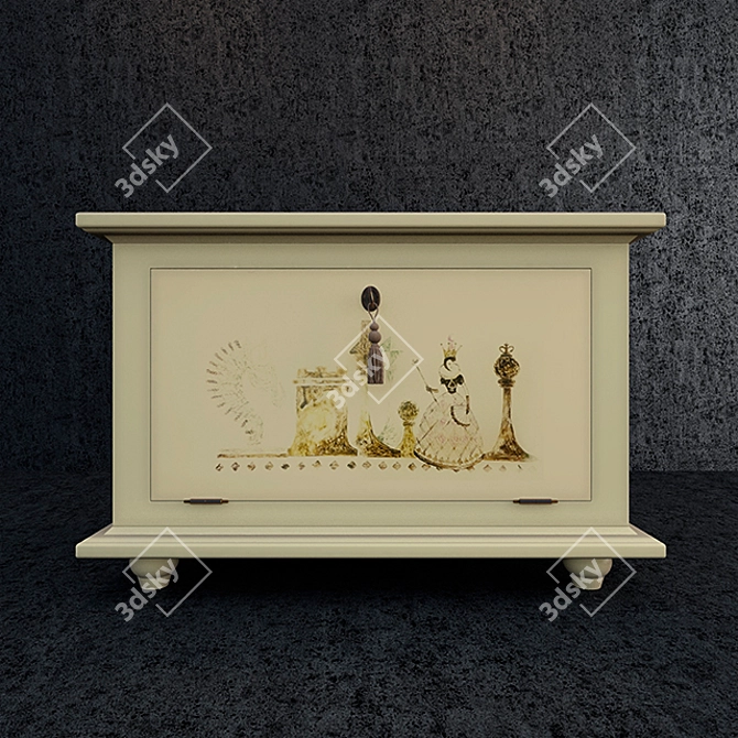 Stylish Alice Chest 3D model image 1