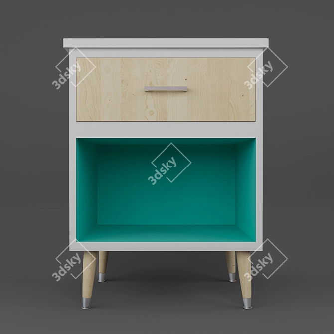 Scandi Chic Cabinet 3D model image 2