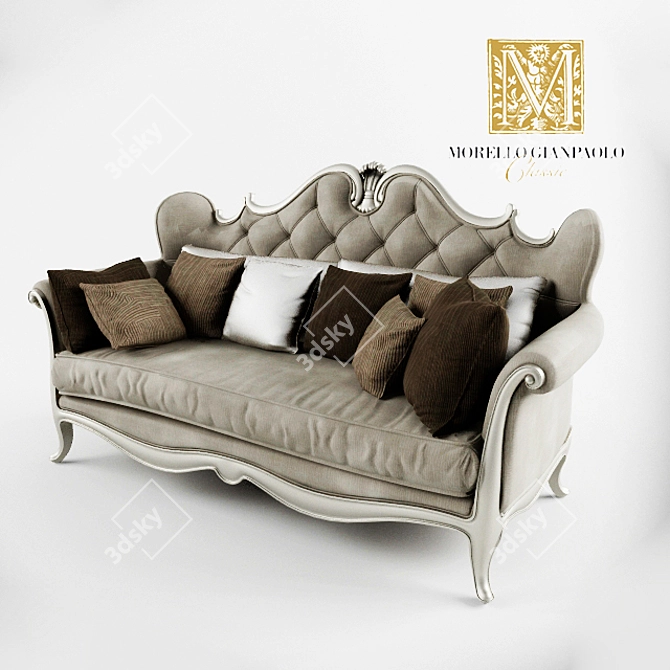 Italian Elegance: MORELLO GIANPAOLO Sofa 3D model image 1