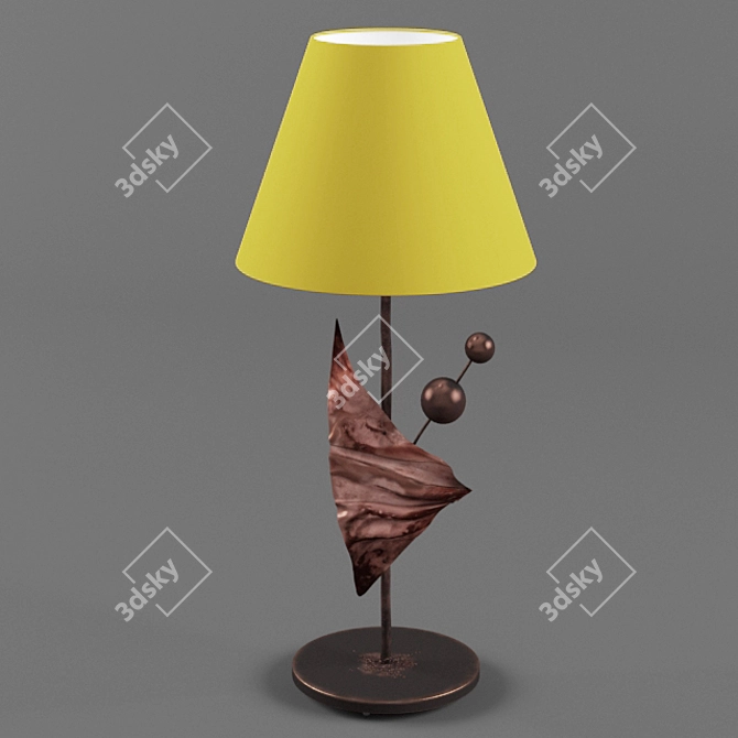 Gialo Table Lamp - 400x860 (h) 3D model image 1