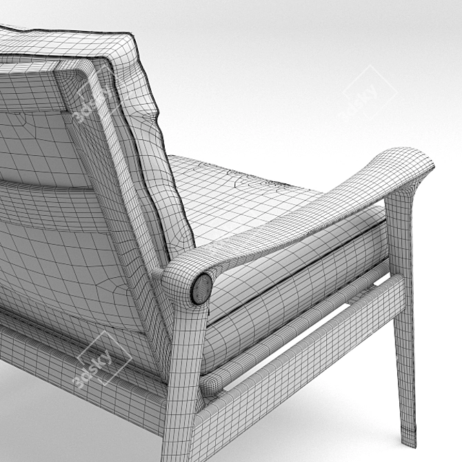 Giorgetti Denny: Sleek and Sophisticated Design 3D model image 3