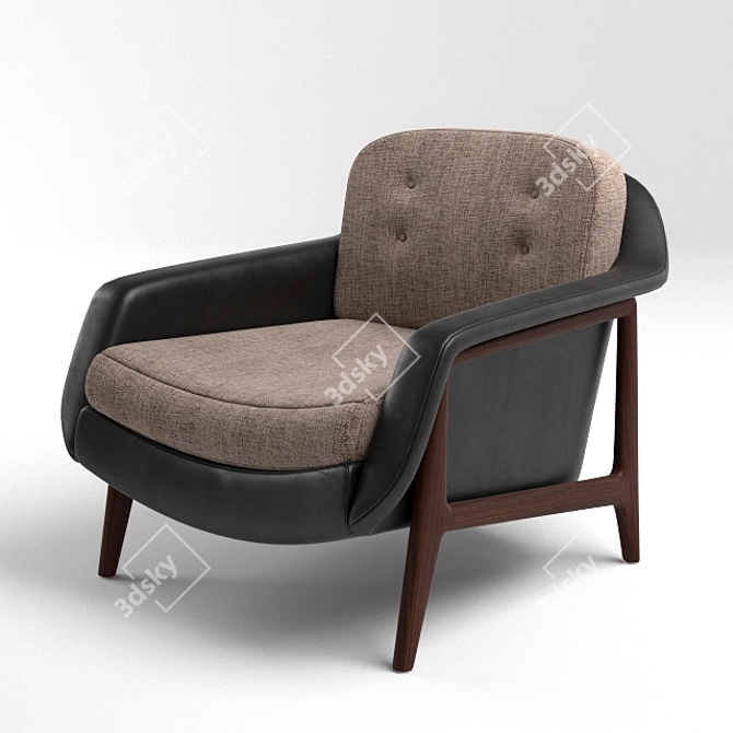 
"Stylish Stella Armchair by Espasso 3D model image 1