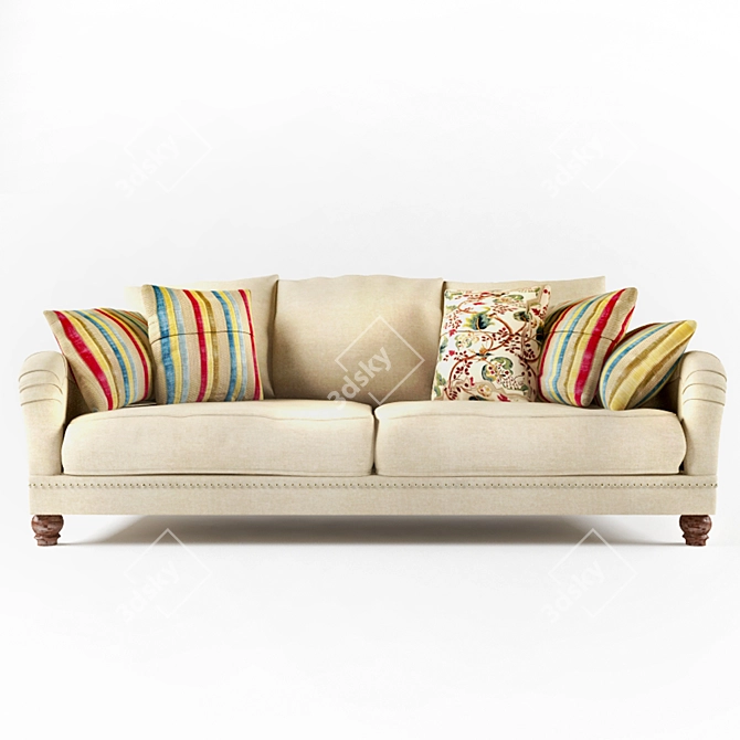 RoyBosh Batler Sofa Set 3D model image 2