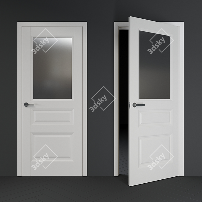 Classic Custom-Made 910mm Door 3D model image 1