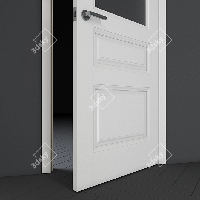 Classic Custom-Made 910mm Door 3D model image 2