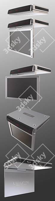 Luxurite Kitchen TV- LFV15: TV & DVD Combo for Luxurious Kitchen Entertainment 3D model image 2