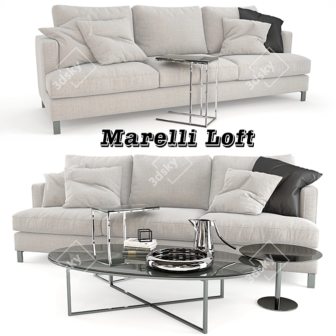 Marelli Loft: Modern Industrial Style 3D model image 1