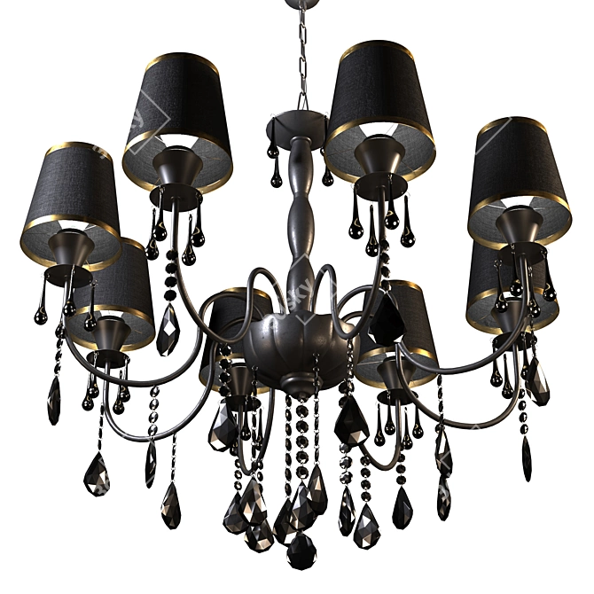 Wunderlicht Nocturne Chandelier 3D model image 3