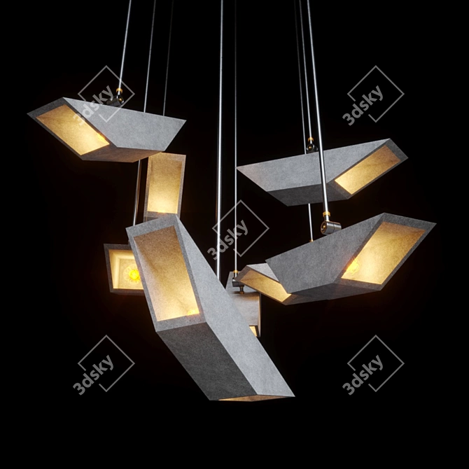 Elegant Haim Evgi LR Lamp 3D model image 2