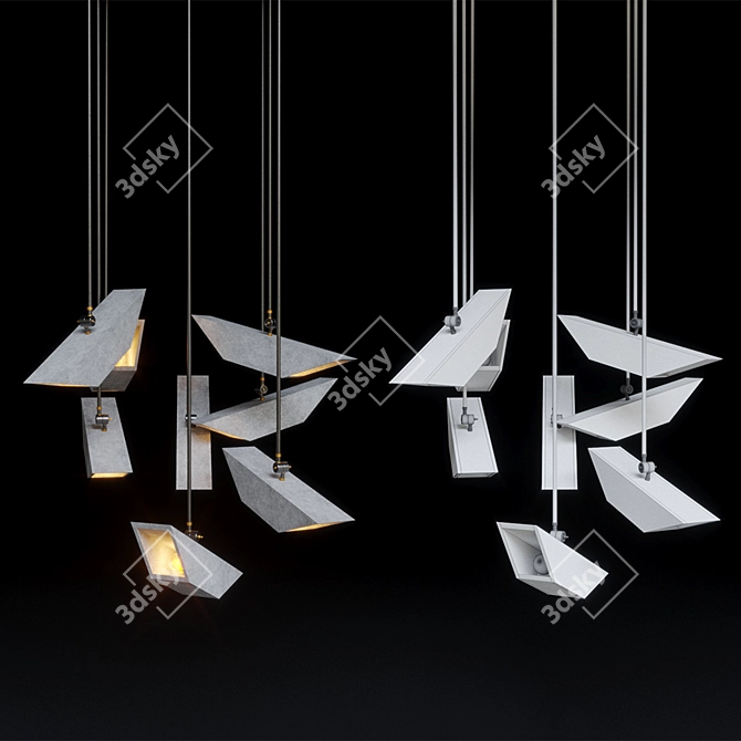 Elegant Haim Evgi LR Lamp 3D model image 3