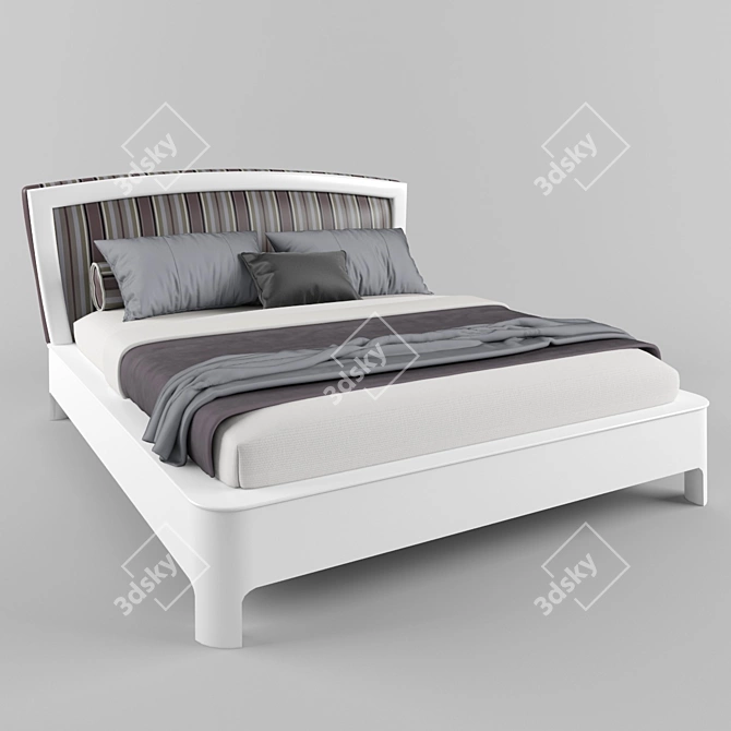 Relax and Dream: Paged MELODY Bed 3D model image 1