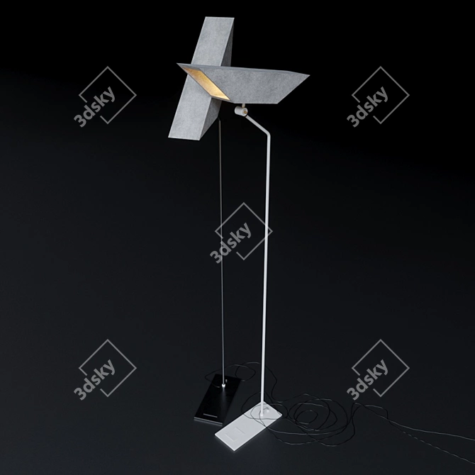 Wireless Elegance: Haim Evgi Floor Lamp 3D model image 1