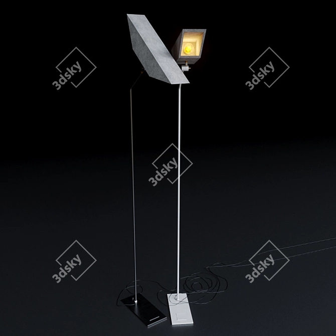 Wireless Elegance: Haim Evgi Floor Lamp 3D model image 2