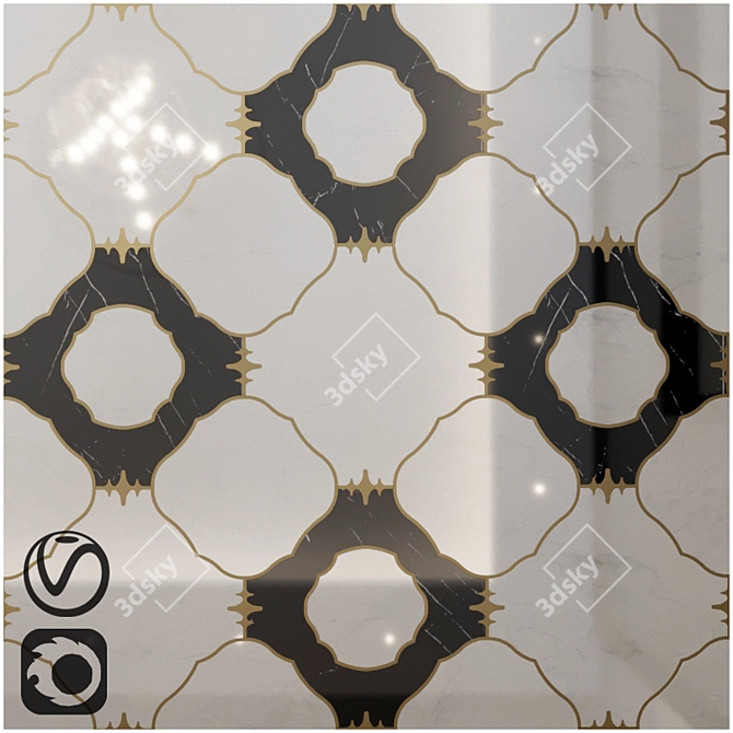 Elegant Vision Marble 3D model image 1